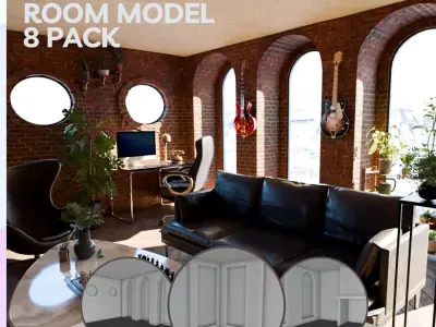 Room Model Asset Library 3D model