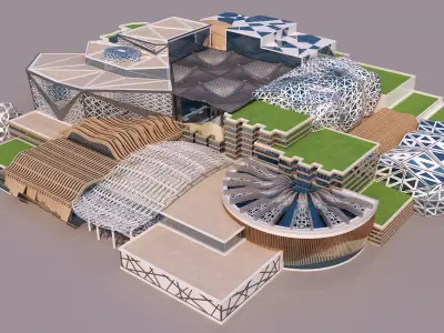 0112 - Modern Building 3D model