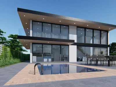 Modern House 3D model