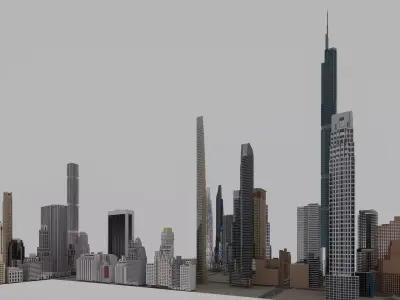 Manhattan  New York 3D model