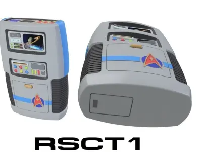 Rick Sternbach TNG Concept Tricorders 1 and 2 3D print model