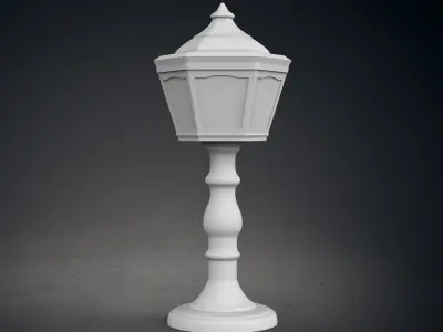 Mini Street Lamp 3D print model