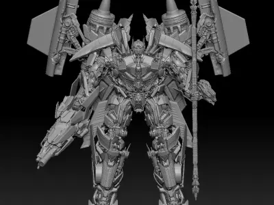 Transformers JetPower Prime 3D Print  3D print model
