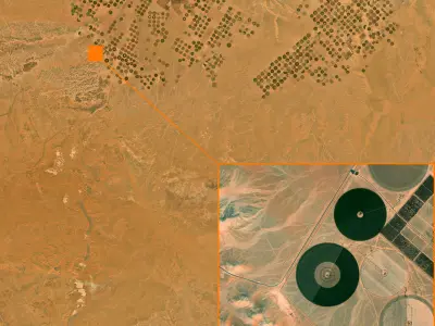NEOM city topography Saudi Arabia - tile n29 e38 3D model