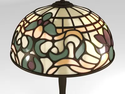 Art Nouveau Lamp 1 3D model