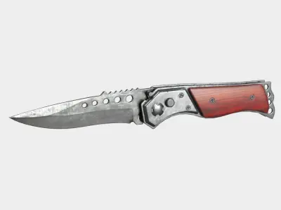 Pocket Knife PBR Low-poly 3D model