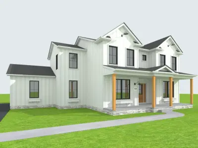 Cape Cod House 27 3D model