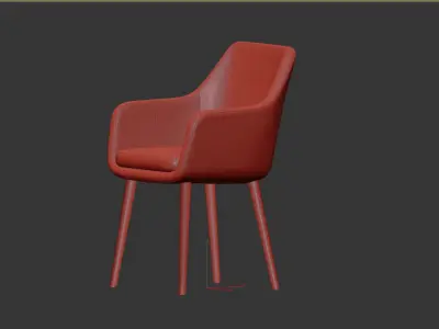 Nora Carver Corsica Patchwork Chair 3D model