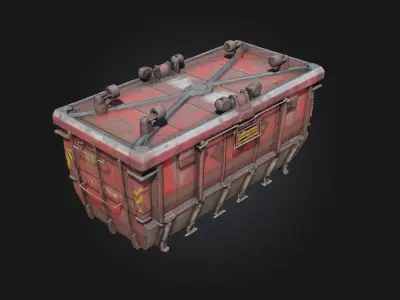 Cargo Container  Industrial Standard for Endless Utility 3D model