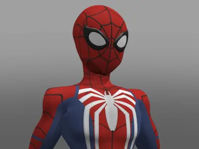Spectacular Spider - Man Advanced Suit Package Low-poly 3D model