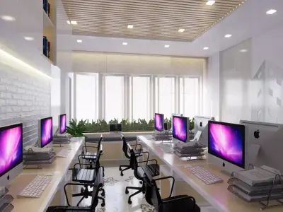 Homy Interior Office 3D model