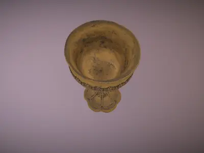 Gold Cup Low-poly 3D model