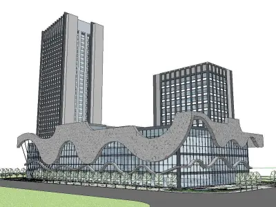 vacation spot-Resort-Fashion Leisure Hotel-0241 3D model