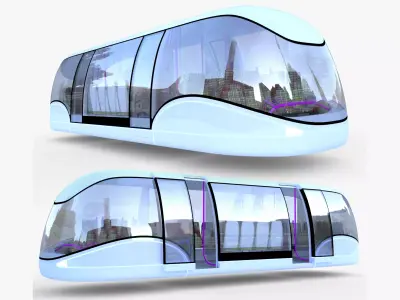 Passenger transporter 3D model