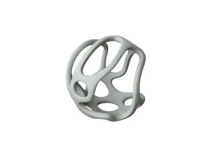 SciFi Cube Object No 33346 Low Poly Shape Texture