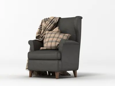 Armchair 002 3D model