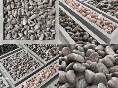 Pebble low n2 frame fundament 3D model