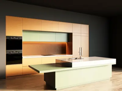 25-Kitchen1 matte 3 3D model