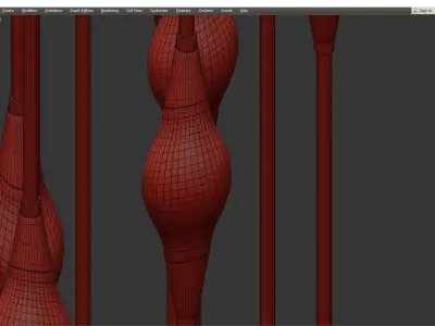 IL PEZZO 12 CLUSTER CHANDELIER Low-poly 3D model