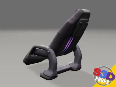 scifi recliner 3D model
