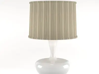 Table Lamp Set A003 3D model