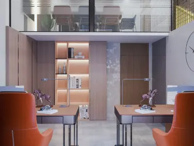 DUPLEX OFFICE  MODERN STYLE 3D model