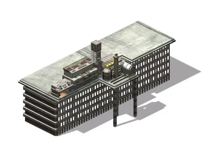 Future World - Residential Area 05 3D model