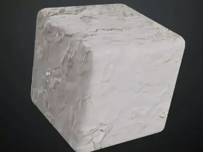 White Crumpled Aluminium Foil Texture PBR Seamless Texture