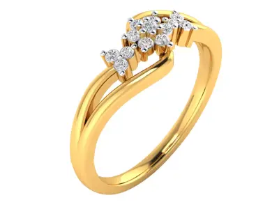  Women Ring Render 3dm STL MTL SLC JCD OBJ FBX Details 3D print model 37