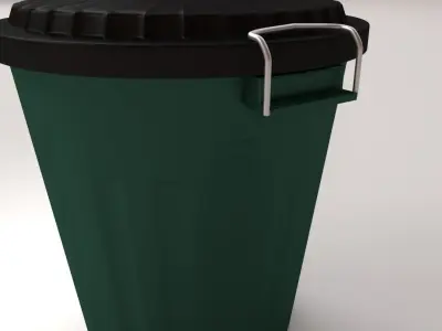 Garbage Can v2 3D model