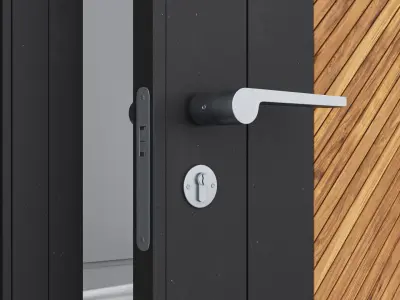 Aluminium door 275 3D model