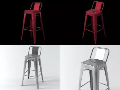 A56 stool 3D model