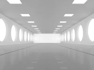 Sci Fi Warehouse 3D model