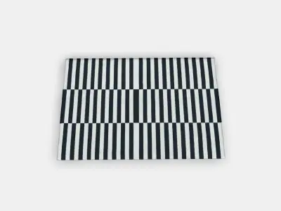 STOCKHOLM Rug flatwoven Low-poly 3D model