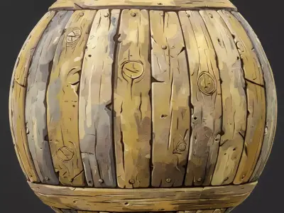 Stylized Wood Seamless Texture  Texture