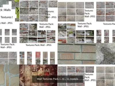 Wall Textures Pack 1-10 Texture