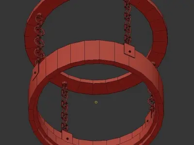 Aquitaine Chandelier 3D model