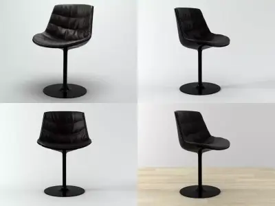 Flow chair-central leg 3D model