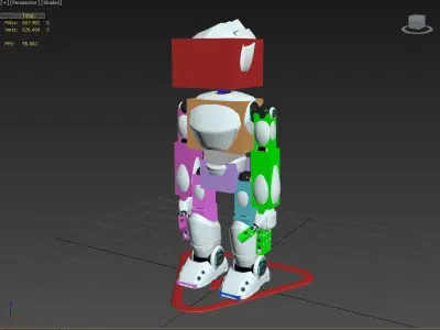Short Robot 3D model
