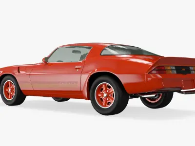  Vintage Chevrolet Camaro Z28 1980 Red 