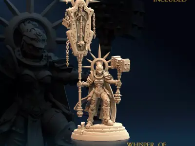 Daughters of the Crimsom Blade - Crusader 3D print model