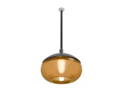 Stylized Hanging Light Fixture for Interior Design and Archviz 3D model