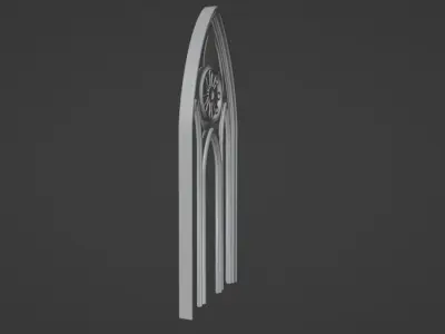 door  d Free low-poly 3D model