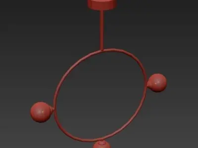 Areti circle globe 3D model