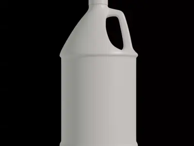 Detergent Bottle Mockup Low-poly 3D model