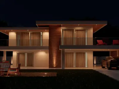 Exterior House Casaca 3D model