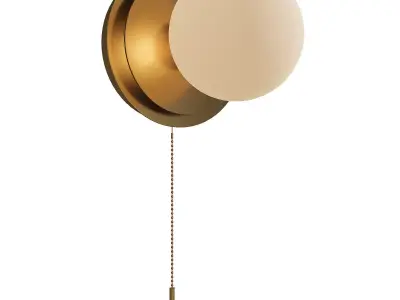  Picfair Wall Sconce Low-poly 3D model