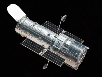Hubble Space Telescope 3D model
