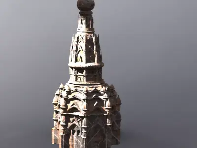 Sardis persian Tower  3D model