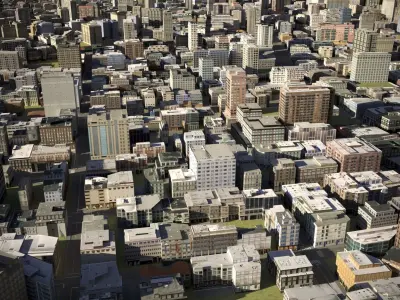 City 37 Low-poly 3D model
